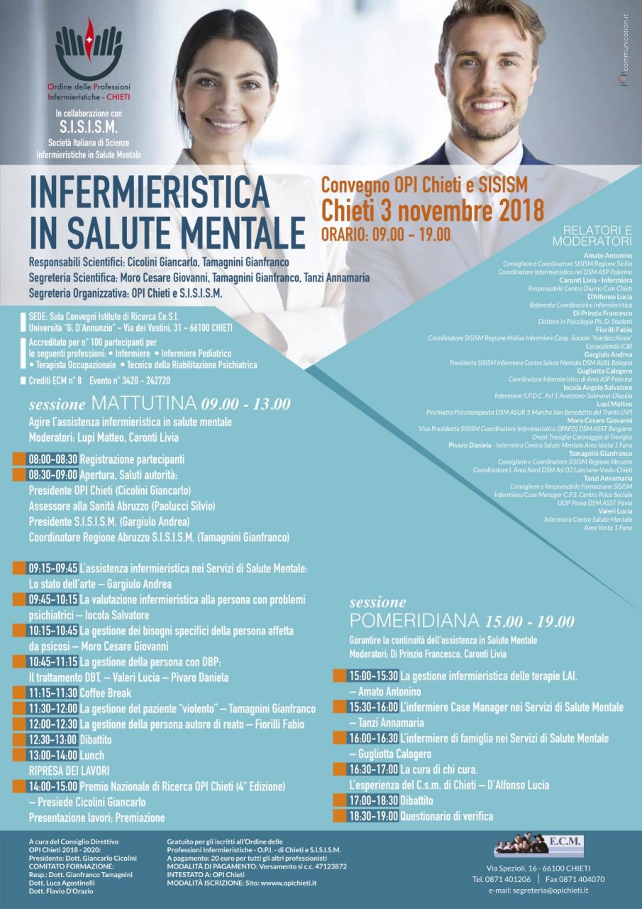 Convegno – Infermieristica in salute mentale