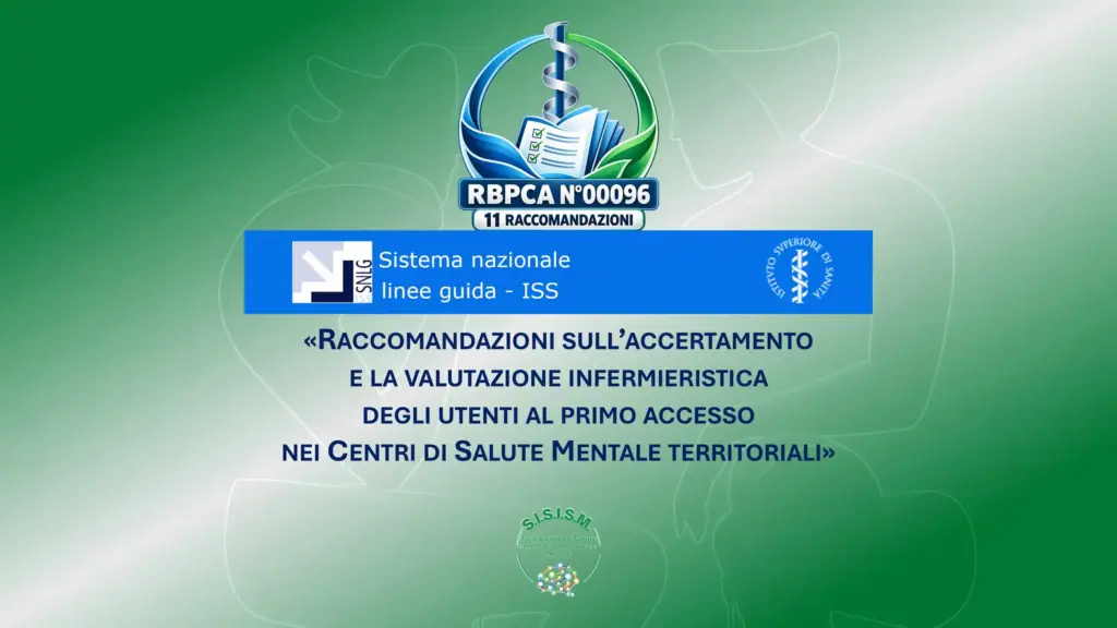Pubblicata la RBPCA SISISM sull’accertamento e la valutazione infermieristica nei Centri di Salute Mentale