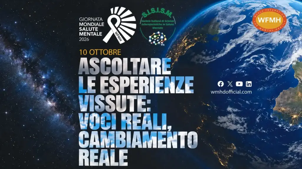 10 ottobre 2026 - Giornata Mondiale della Salute Mentale